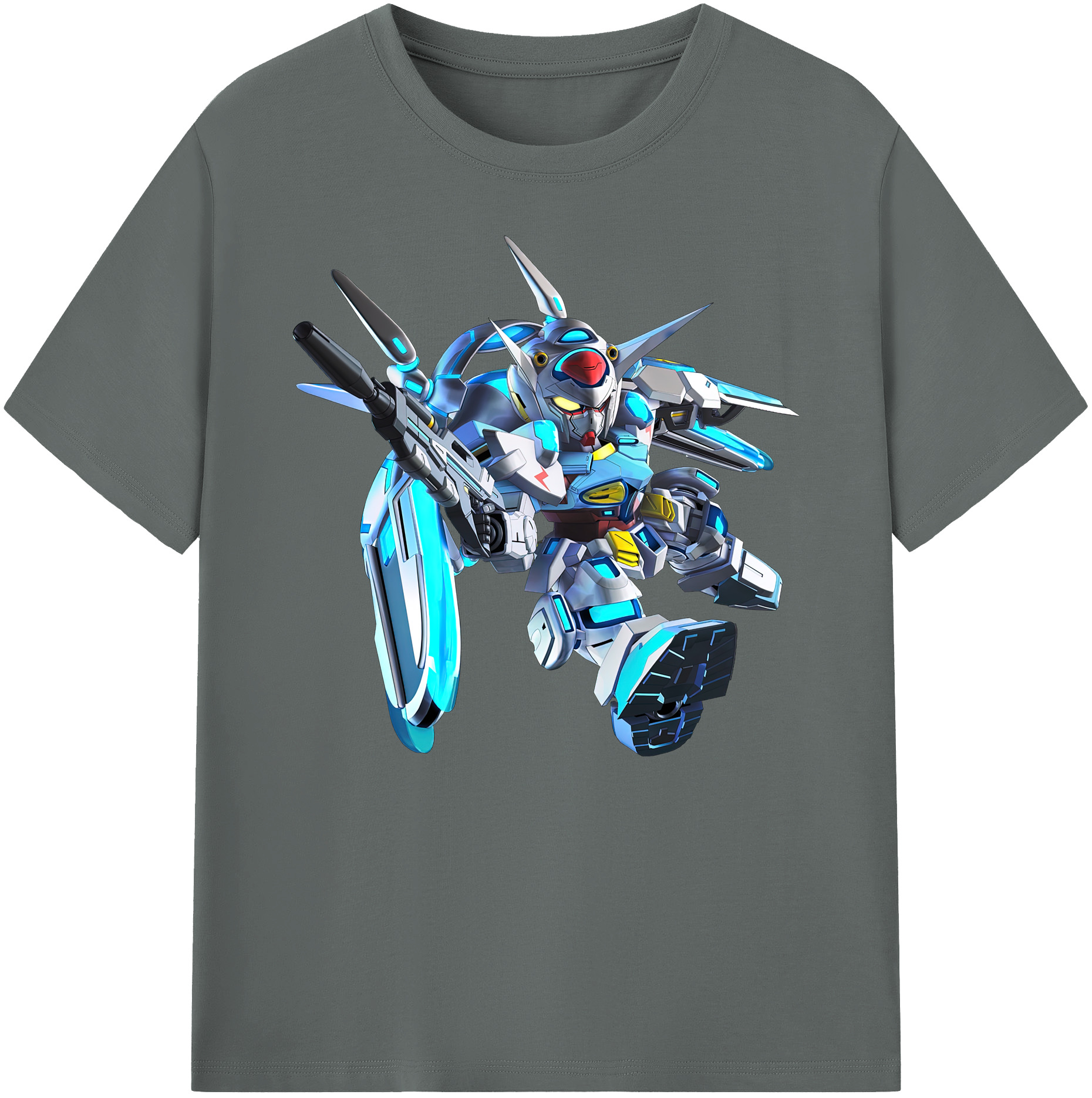 （画像用） 機動戦士ガンダム Mobile Suit Gundam 綿100％ メンズ半袖Tシャツ｜肌触りやわらか＆通気性
